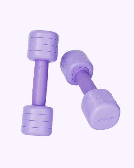 Adjustable Dumbbell Set 2LB-5LB Light Hand Weights