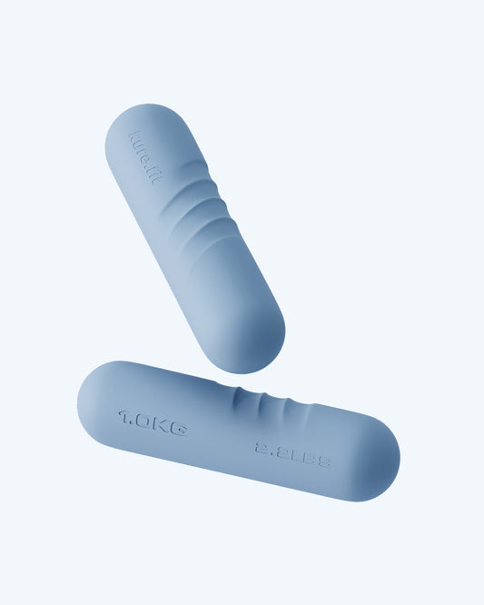 Hand Weight Bars 2.2lb with Resistance Booty Bands